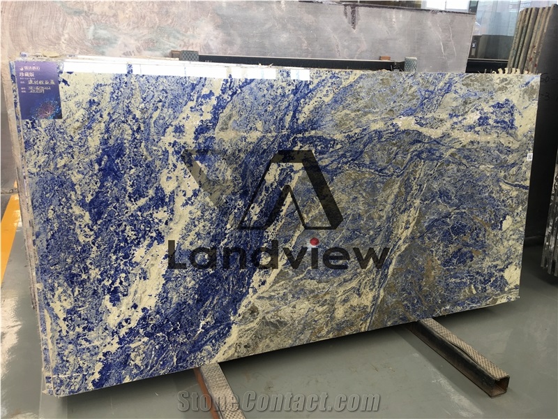 Bolivia Sodalite Blue Granite Jumbo Slabs