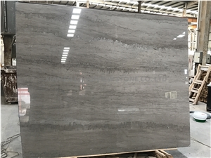 Classic Grey Wooden Crimea Marble Wall Cladding