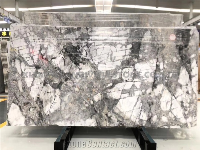 Invisible Grey Gold Marble Slabs