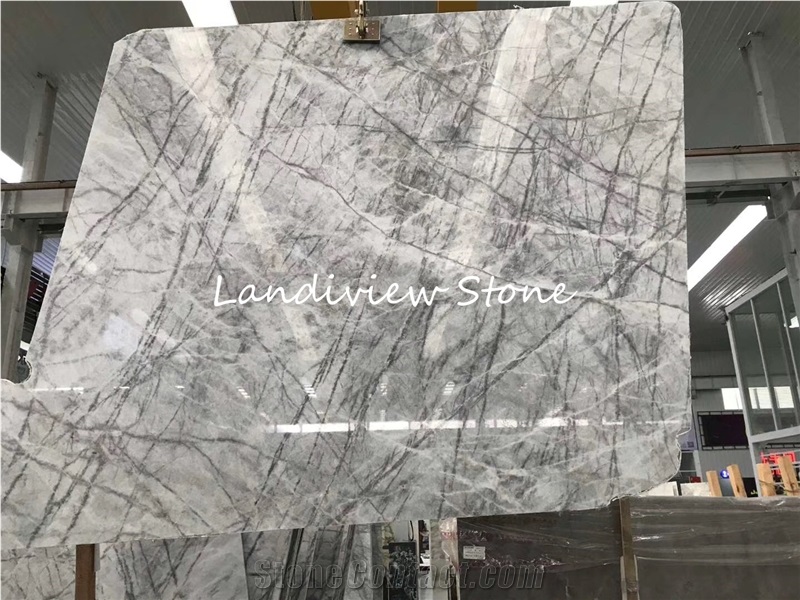 Invisible Grey Mable Brasi Gray Marble Tiles Slabs