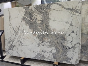 Invisible Grey Marble Tiles Slabs