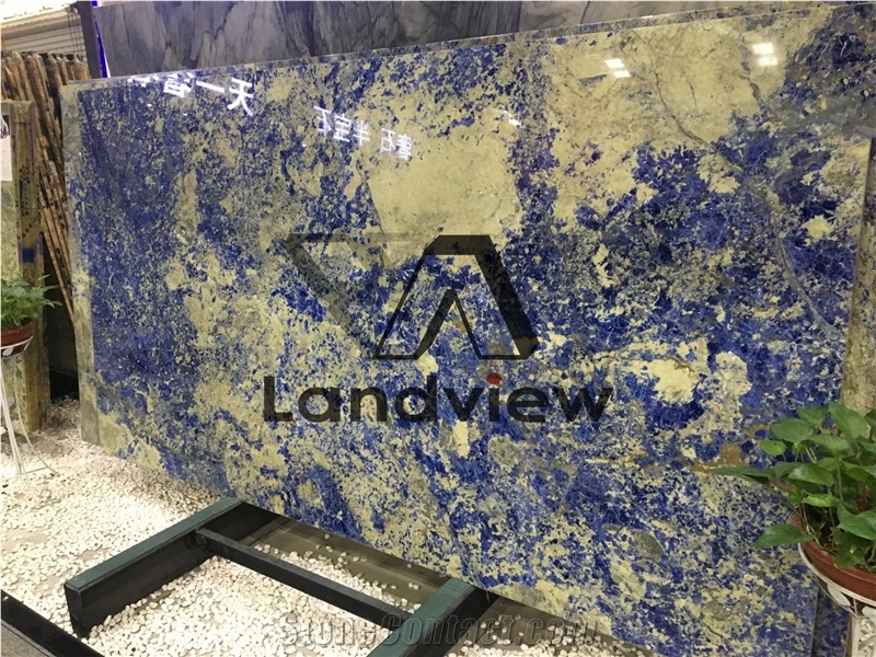 Pinterest Lapis Blue Sodalite Granite Slab