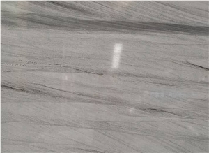 Chinese Feather Grey Limestone Polished Slab Tile