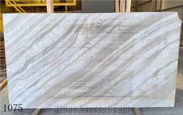 Brescia White Calacatta Marble Slabs Wall Cladding