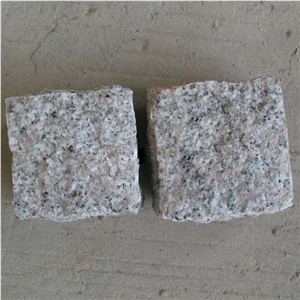 G636 G635 Pink Granite Cubic Stone,Granite Cobbles