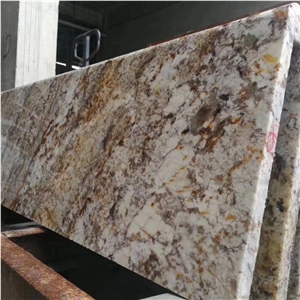 China Snow Gold Granite Slabs