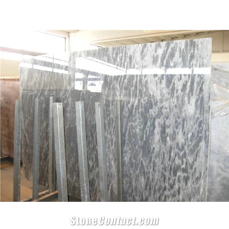 Polished China Bardiglio Imperiale Marble Slabs