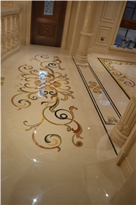Polished Shayan Crystal Beige Marble for Wall Tile