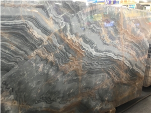 Yinxun Wooden Palissandro Marble Slab
