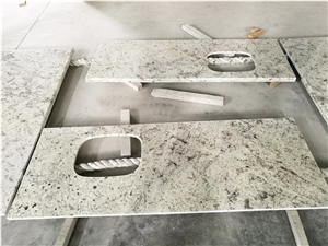 Brazil White Galaxy Granite Kitchen Countertops