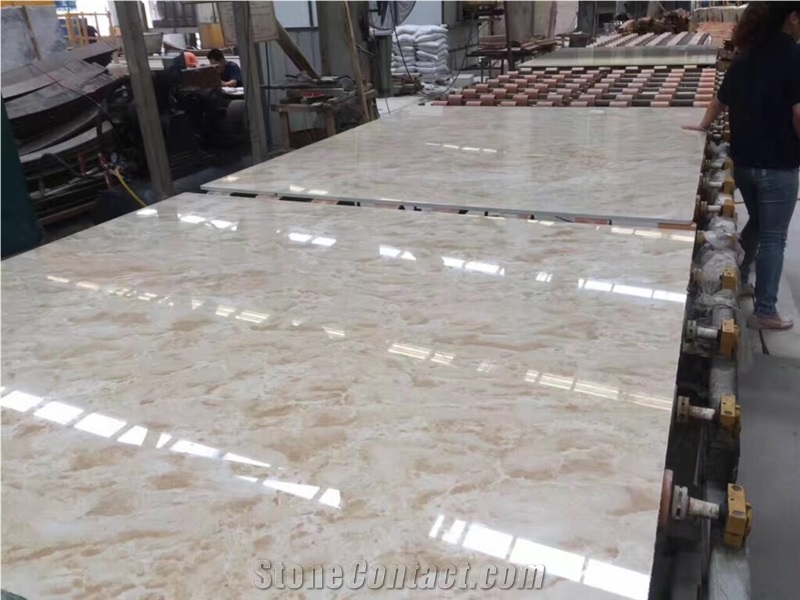 Landy Beige Marble Slabs