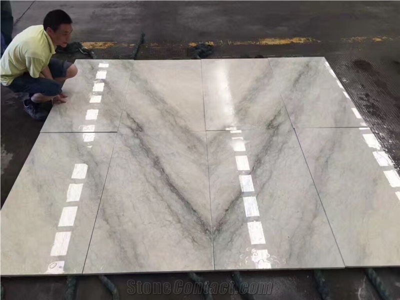 Malaysia Beige Silver Line Marble Slabs