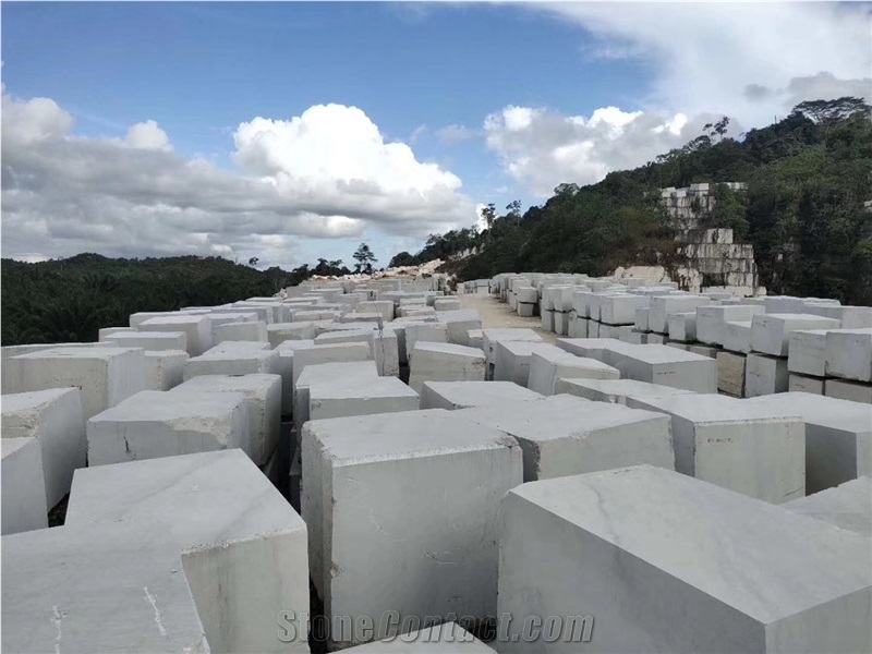 Malaysia Marble Quarry White Marble Light Beige