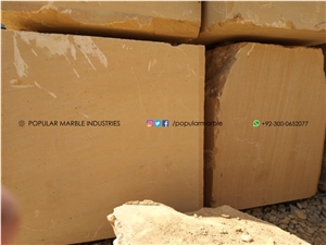 Pakistani Yellow Sandstone Blocks