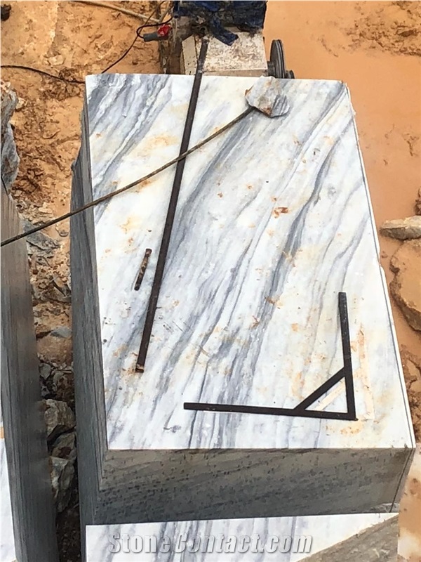 Shadow White Marble Slabs