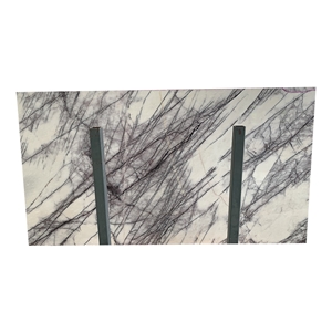 Imported Marble Lilac White Marble Stone Slab