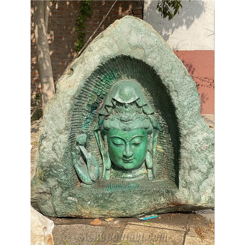 Hand Carved Garden Decorative Buddha Statue