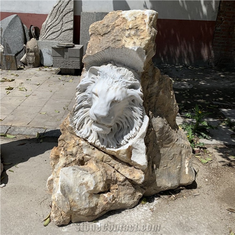 Decoration Outdoor Animal Lion Sculpture