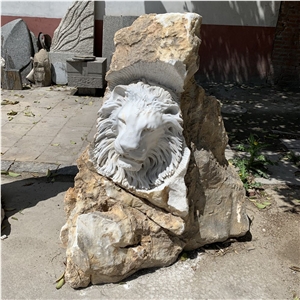 Decoration Outdoor Animal Lion Sculpture