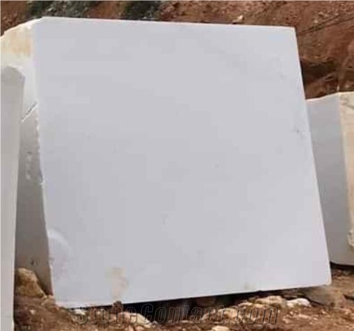 Pure White Marble Blocks from Vietnam, Natural Cheap Block