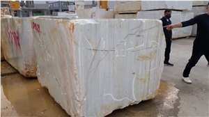 Pure White Marble Blocks from Vietnam, Natural Cheap Block