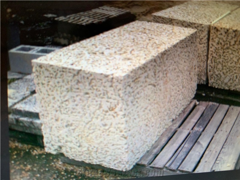 Classic Coral Stone Blocks for Landscaping Pier Harbor
