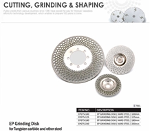 Ep Grinding Disk for Tungsten Carbide,Other Steel