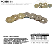 Marble Dry Polishing Pads