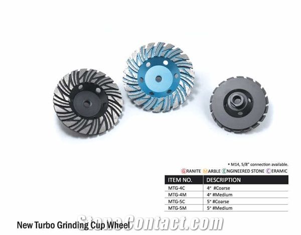 New Turbo Grinding Cup Wheel