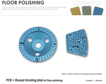 Pcd+ Brazed Grinding Disk for Floor Polishing