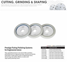 Prestige Fluting Polishing Systems for Engineered Stone