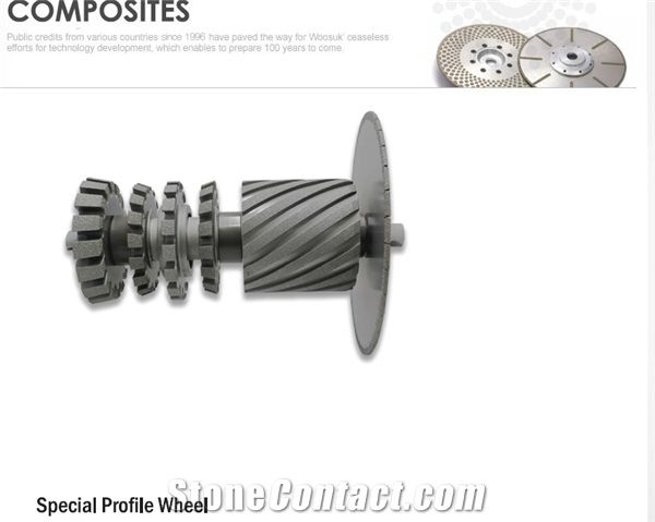 Special Profil Wheel for Composite Stones