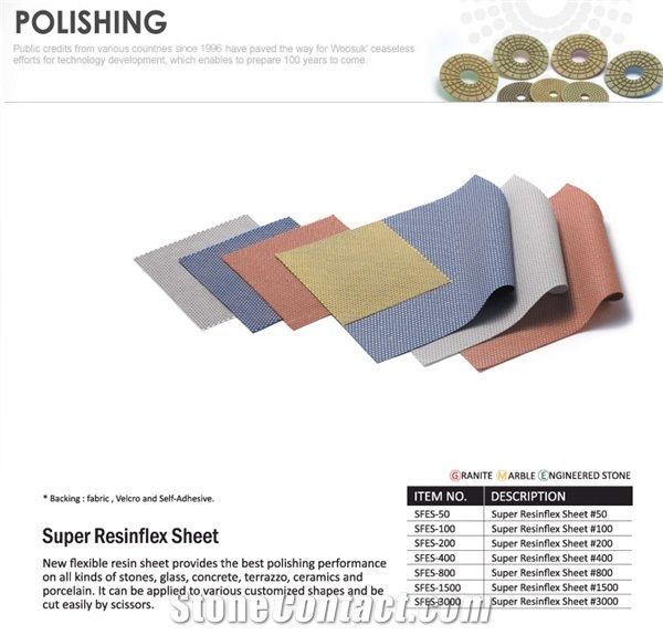Super Resinflex Polishing Sheet