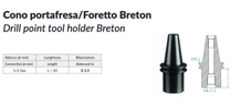 Cnc Machine Drill Point Tool Holder - Breton