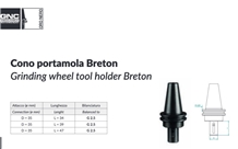 Cnc Machine Grinding Wheel Tool Holder for Breton