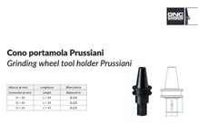 Cnc Machine Grinding Wheel Tool Holder- Prussiani