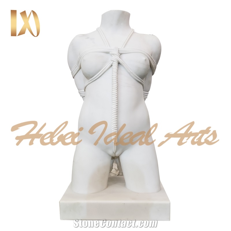 High Quality White Marble Girl Statue
