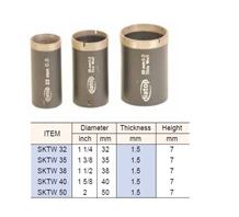 Thin Wall Crown Core Bit - Wet Drilling