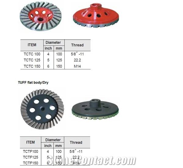 Tuff Cup Grinding Cup Wheel