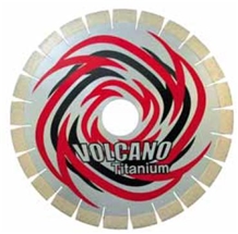 Volcano Titanium Silent Blades for Granite / Wet Cutting / Silver Brazed