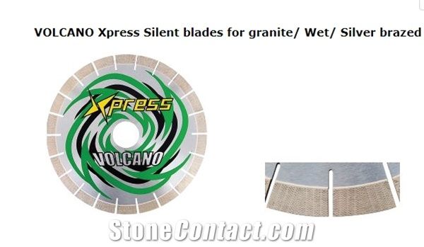 Volcano Xpress Silent Blades for Granite/ Wet/ Silver Brazed