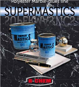 Supermastics Polyester Glue for Marble, Travertine, Onyx, Granite and Cement