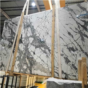 High Quality Polished Invisible Blue Marble Stone
