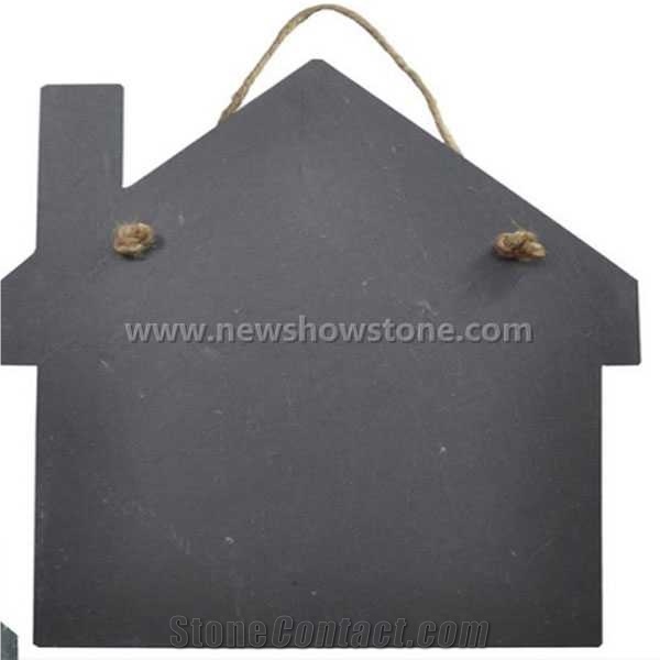 Home Shape Board Tray Slate for Decorating