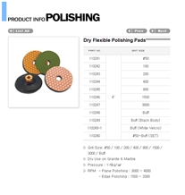 Dry Flexible Polishing Pads