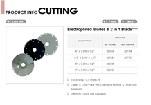 Electroplated Blades - 2 in 1 Blade