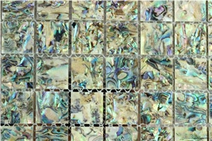 Blue Abalone Shell Mosaic Tiles Ms1001