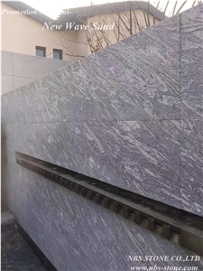 New Wave Sand Granite Wall Floor Covering Project