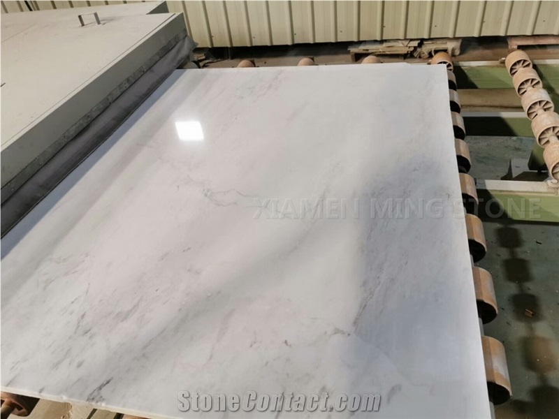 New Bianco Ariston White Marble Slab,Polished Tile Bathroom Walling