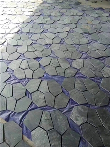 Natural Green Slate Flagstone,Crazy Pave,Flooring